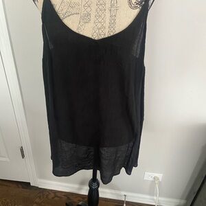 Torrid Sheer Black Camisole Top